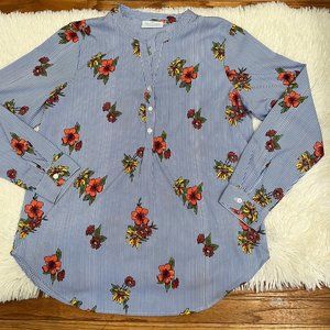 The ski lane collection women long sleeve blouse size L